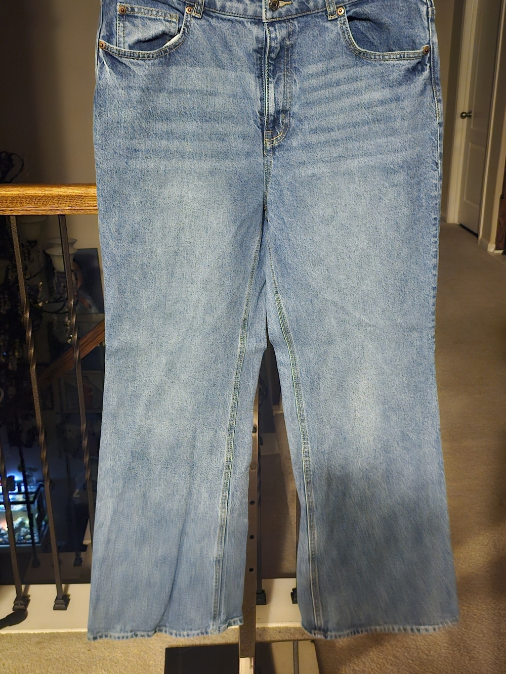 H&M Light Blue Wide-Leg Women's Jeans